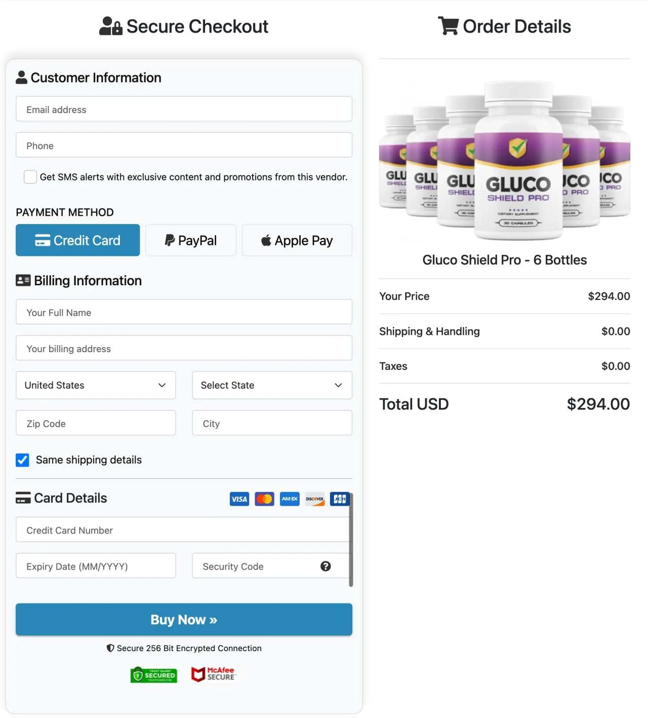 Gluco Shield Pro &mdash; Web Official Order Page Best Price 2026